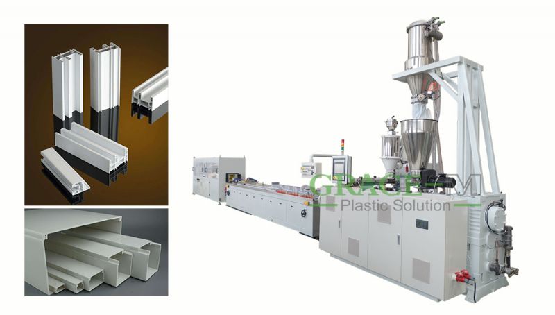 Pvc Profile Extrusion Line Extrusion Group Pipe Profile Extrusion Systems Polmak Plastik 3881