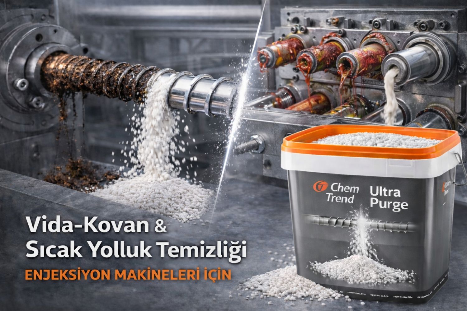 Enjeksiyon Ocak Vida Kovan Temizleyici Plastik