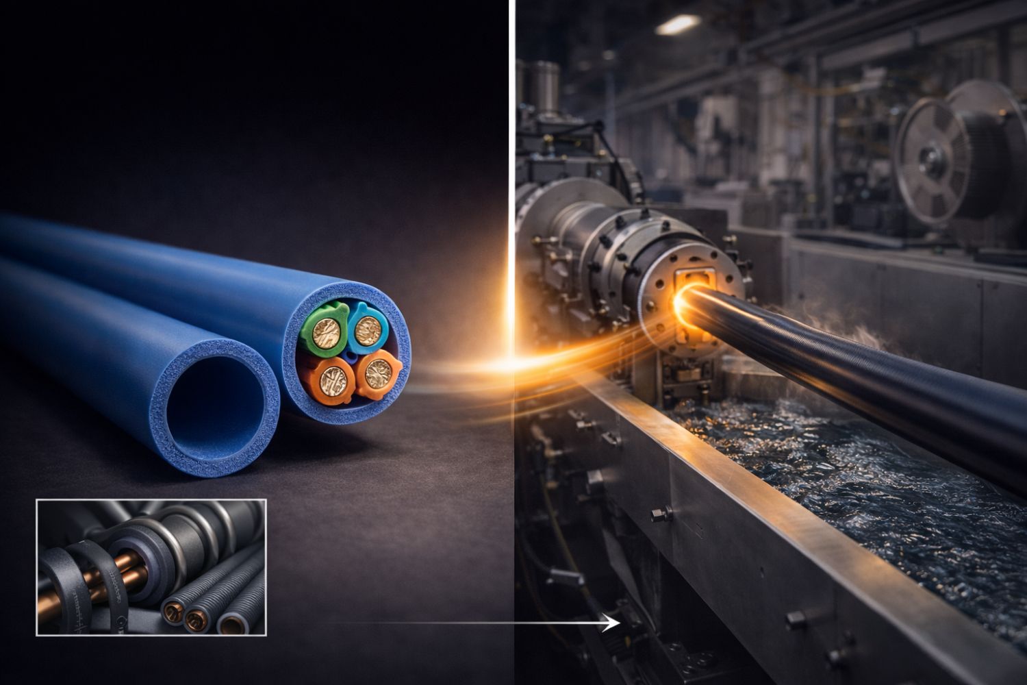 Higher Efficiency in Cable Extrusion