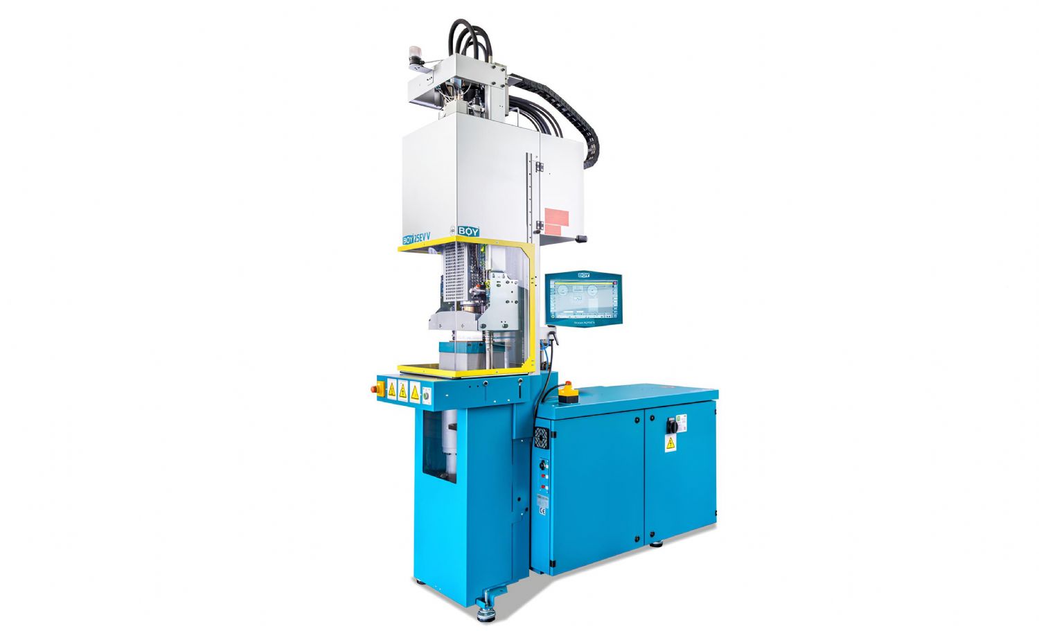BOY 25 E VV Enjeksiyon Makinesi Insert Kal�plama Uygulamalar� ��in Sabit Alt Plakal�, Y�ksek H�zl� ve Ergonomik �retim Platformu