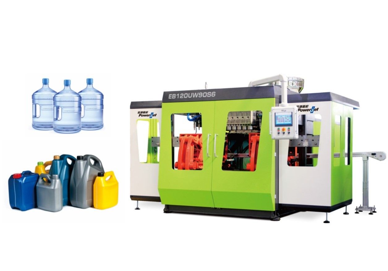 EB120U, EB180U and EB300U High Speed Double Station Blow Molding Machines