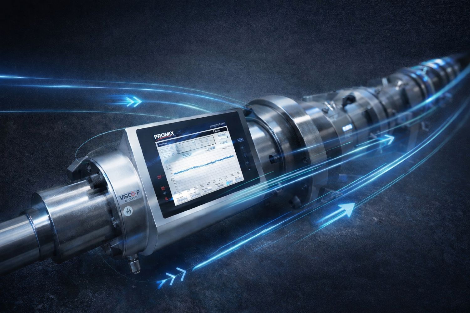 In-line Viscosity Control with Integrated Mixing Effect
